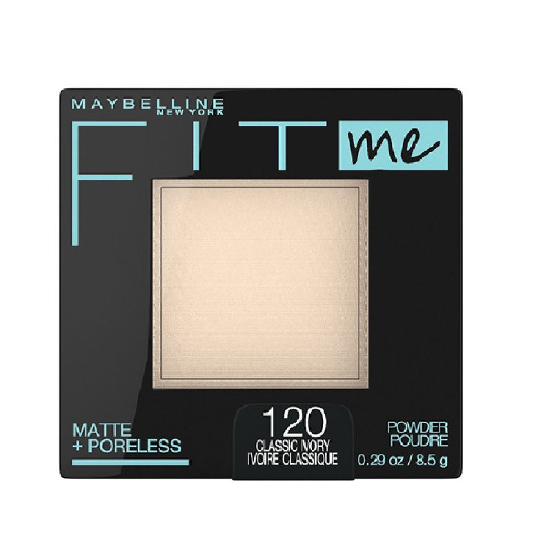 Maybelline New York Fit Me Matte + Poreless Powder - 120 Classic Ivory (8.5gms)