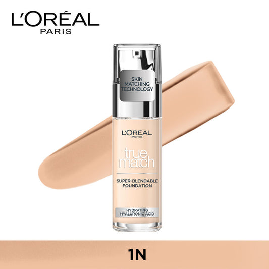 L'Oreal Paris True Match Super-Blendable Foundation - 1N Neutral (30ml)