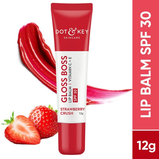 Dot & Key Gloss Boss Tinted Lip Balm SPF 30 Vitamin C + E - Strawberry Crush (12 g)