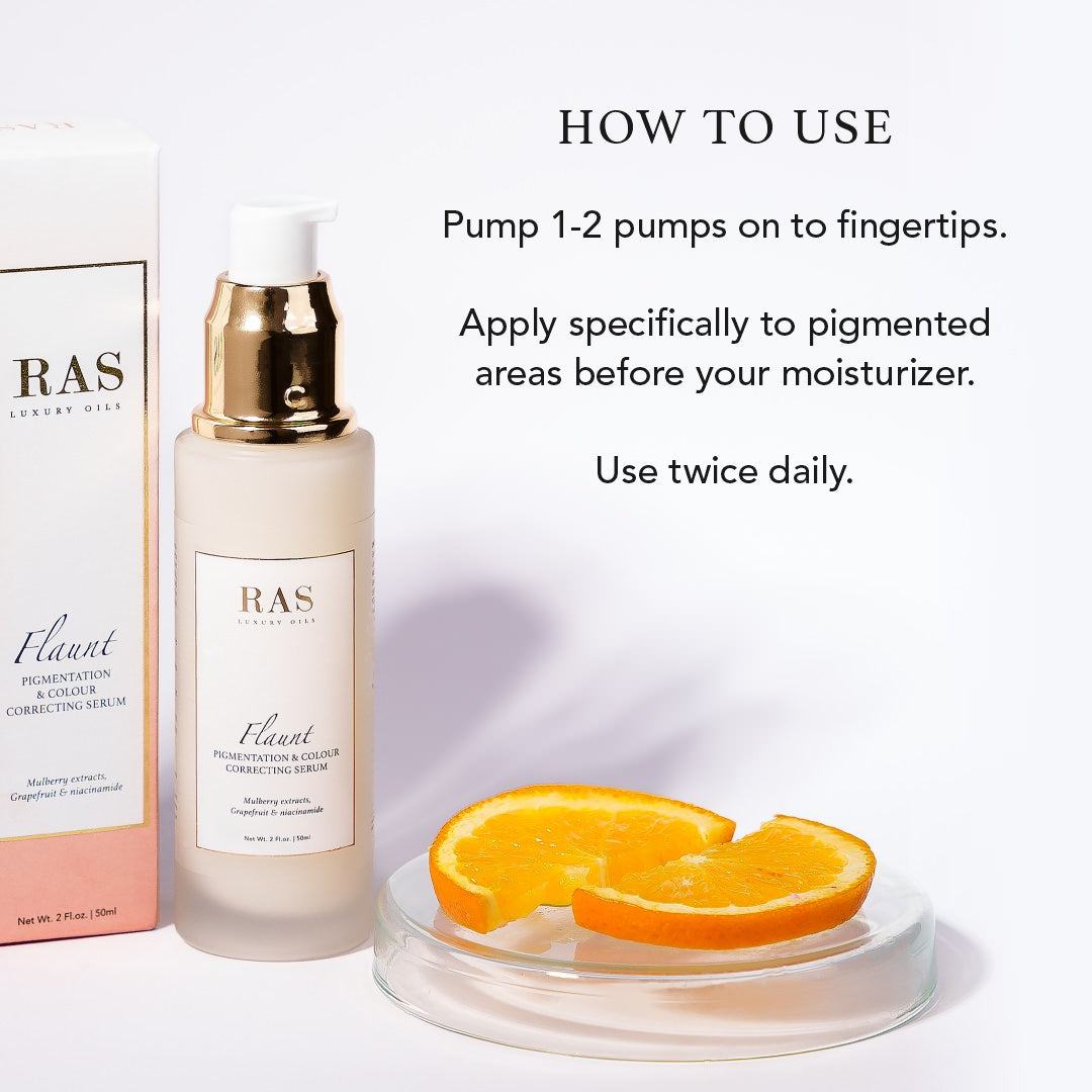 RAS Luxury Oils Flaunt Pigmentation & Complexion Correcting Serum, 50ml