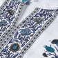 Libas Women White & Navy Blue Floral Printed Kurta with Palazzos & Dupatta