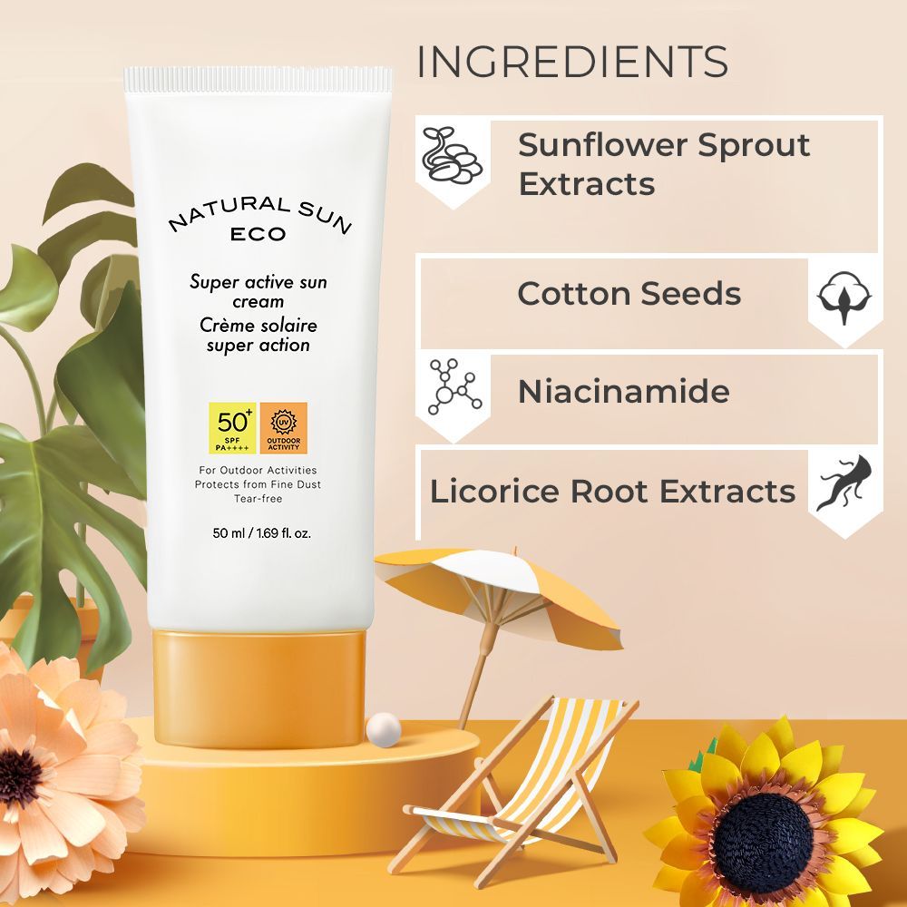 The Face Shop Naturalsun Eco Super Active Sun Cream (50ml)