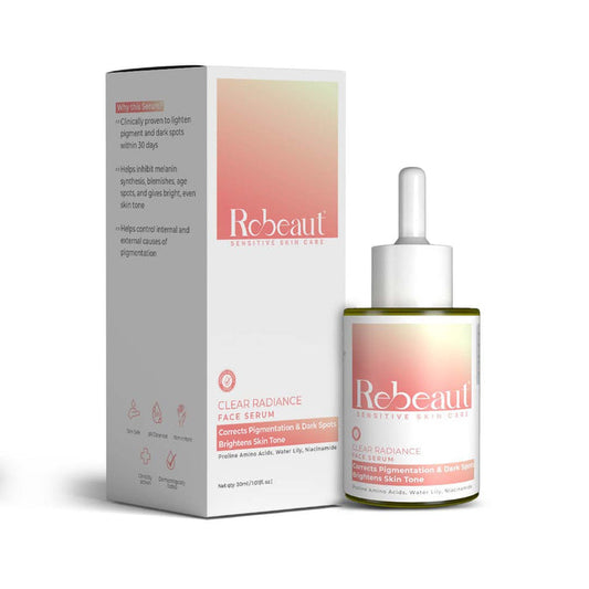 Rebeaut Clear Radiance Face Serum, Corrects Pigmentation, 30ml