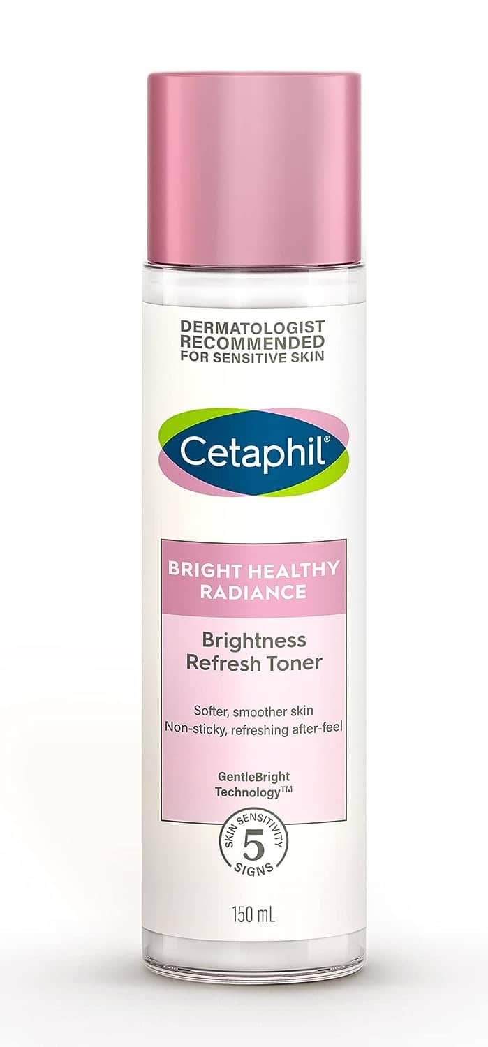 Cetaphil Bright Healthy Reveal Creamy Cleanser and Radiance Refresh Toner, Combo