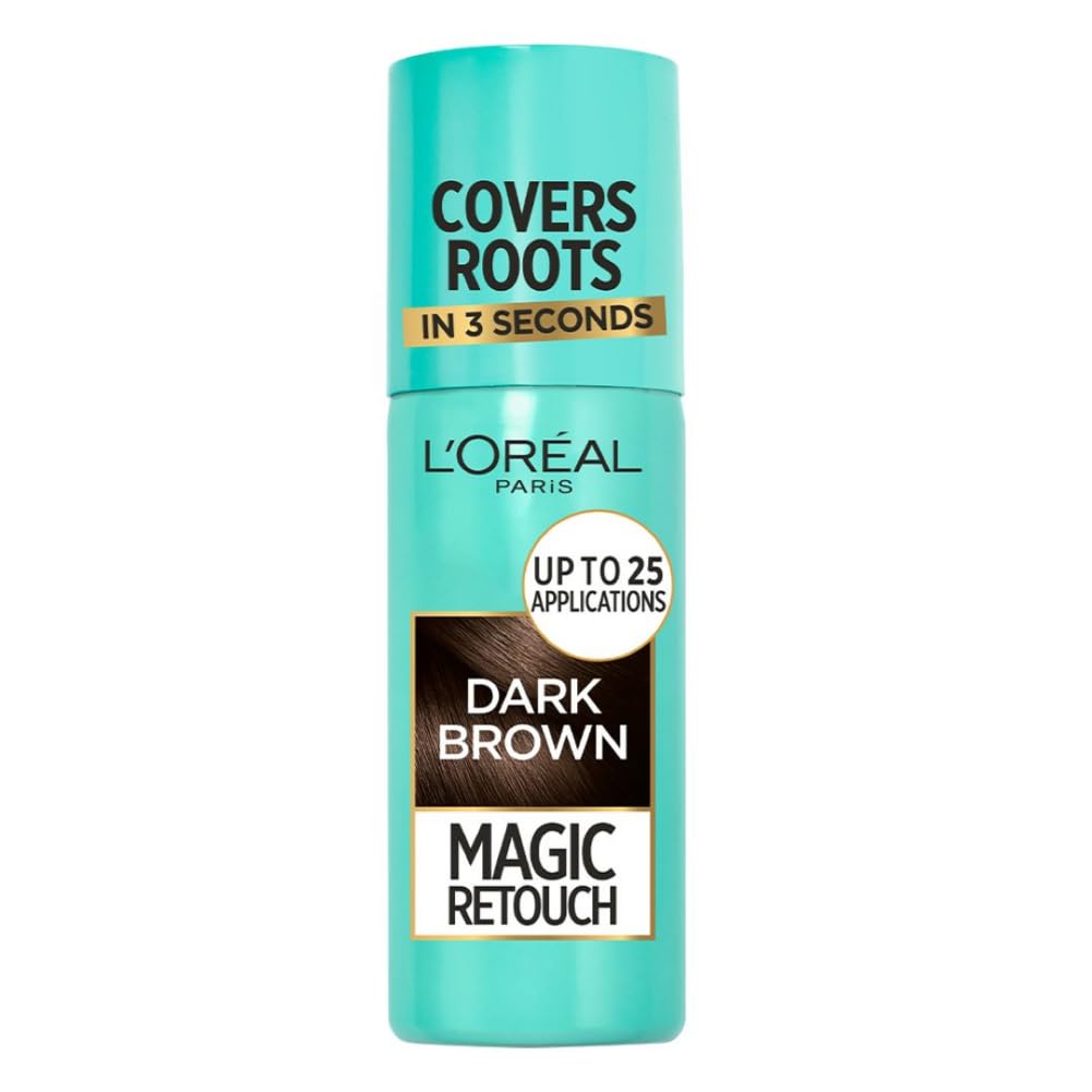 L'Oreal Paris Instant Root Concealer Spray, Magic Retouch, 1 Black, 75ml