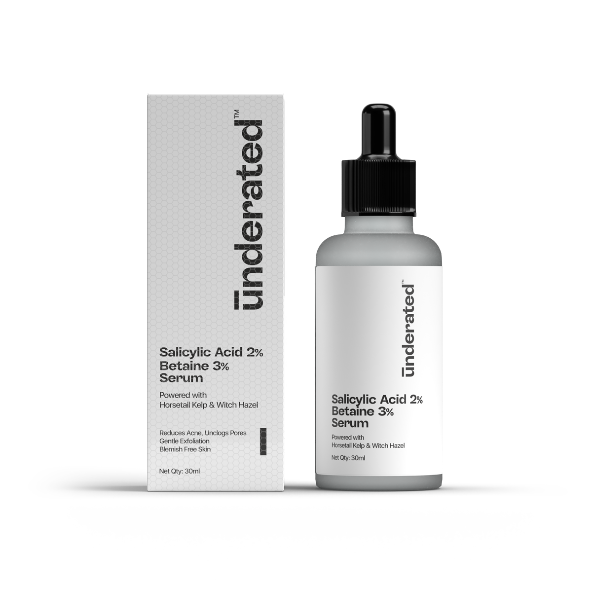 Underated Salicylic Acid 2% Betaine 3% Serum, 30ml