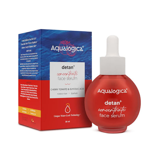 Aqualogica Detan+ Concentrate Face Serum with Cherry Tomato & Glycolic Acid for Tan Removal