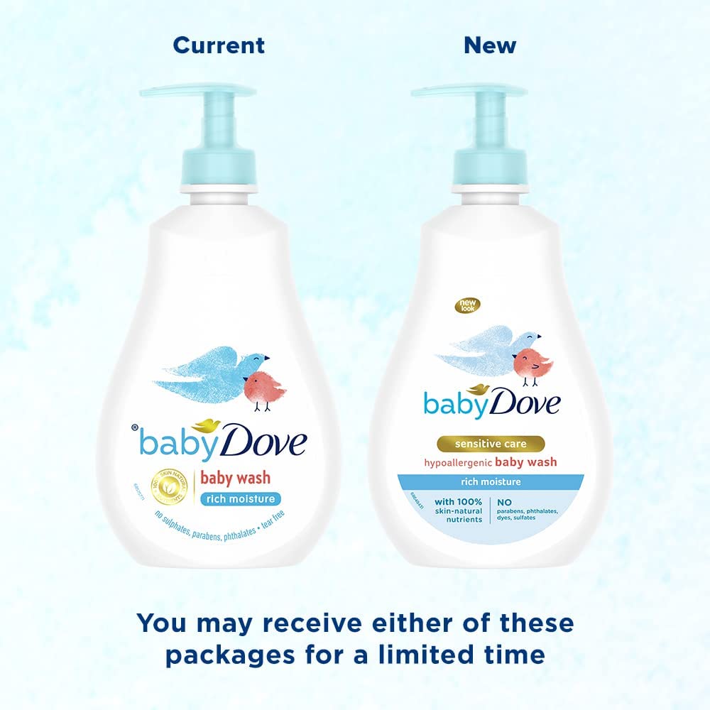 Baby Dove Rich Moisture Hair to Toe Baby Wash 400 ml