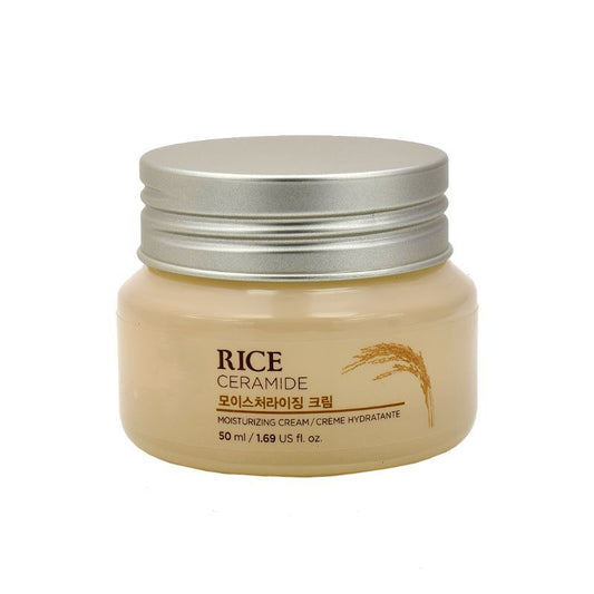 The Face Shop Rice & Ceramide Moisturizing Cream With Polyglutamic Acid (50ml)