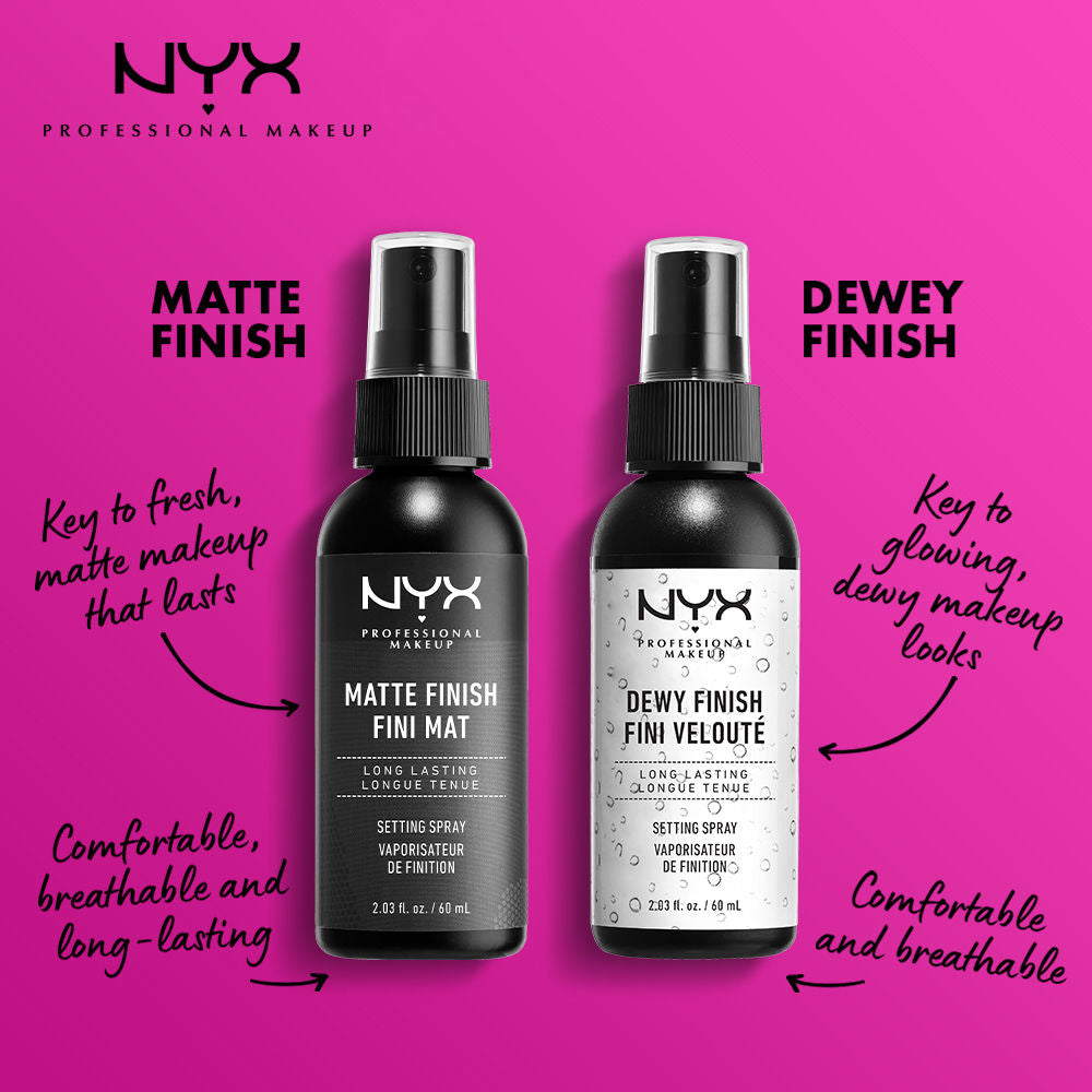 NYX Professional Makeup Long Lasting Makeup Setting Spray Matte Finish (60ml)