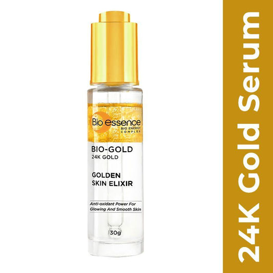 Bio-essence 24K Gold Skin Elixir, Vitamin C Face Serum, 30g