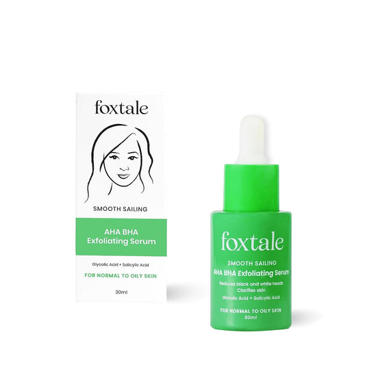 Foxtale Exfoliating Serum for Oily, Acne Prone Skin, Unisex, 30 ml