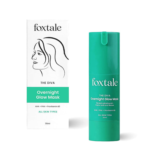 Foxtale The Diva Over Night Glow Mask, Men & Women-30ml