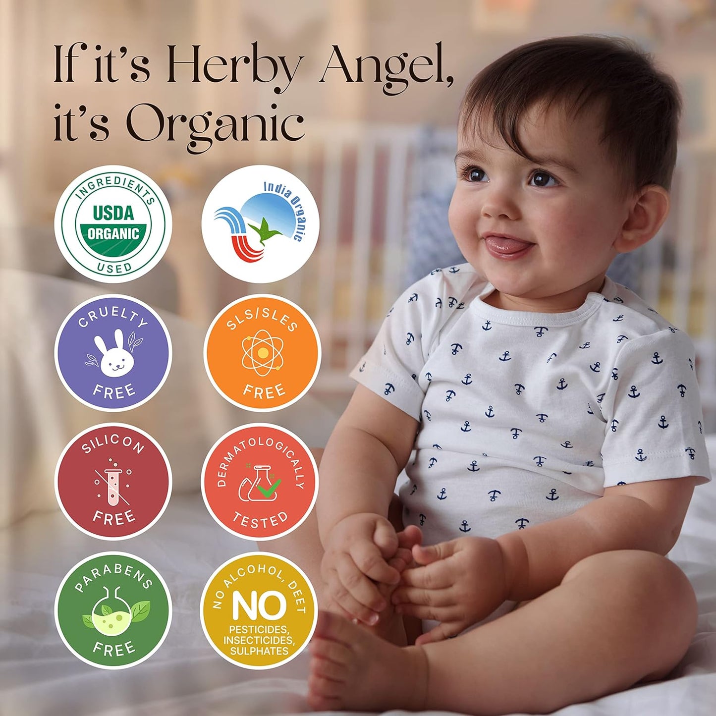 Herby Angel Ultra Gentle Baby Face and Body Lotion