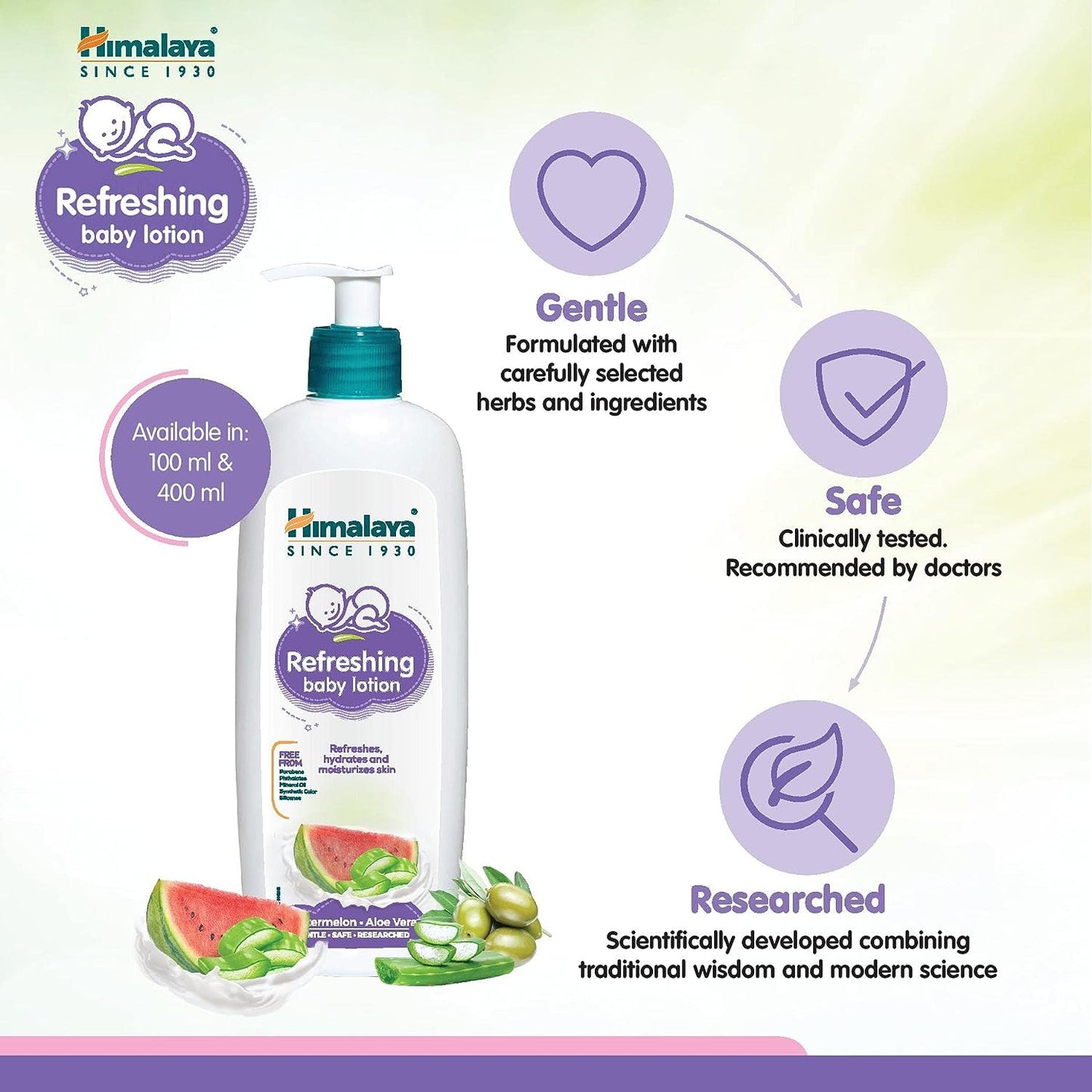 Himalaya Refreshing Baby Lotion 400 ml