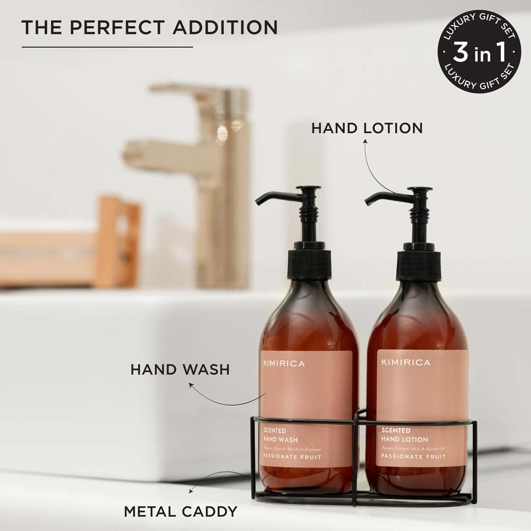 Kimirica Hand Wash & Hand Lotion Duo Caddy Set