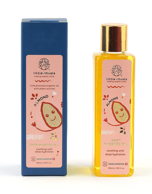 Little Rituals Sweet Almond Baby Massage Oil and Hair Oil