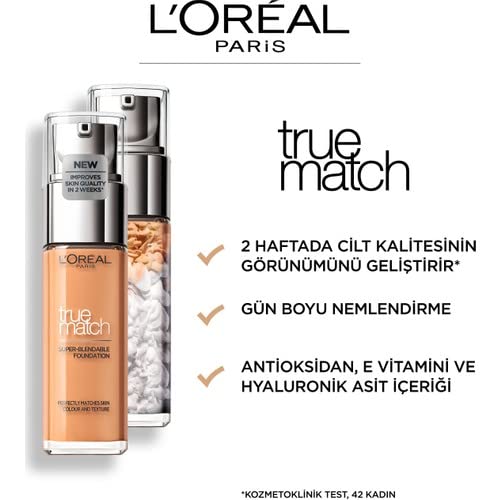 L'Oreal Paris Foundation True Match, Shade-Ivory 1N, 30ml