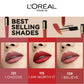 L'Oreal Paris Lipstick, Matte Finish, Colour: 128 I Decide, 7ml