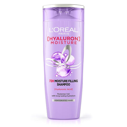 L'Oreal Paris Moisture Filling Shampoo, Hyaluron Moisture 72H, 180ml