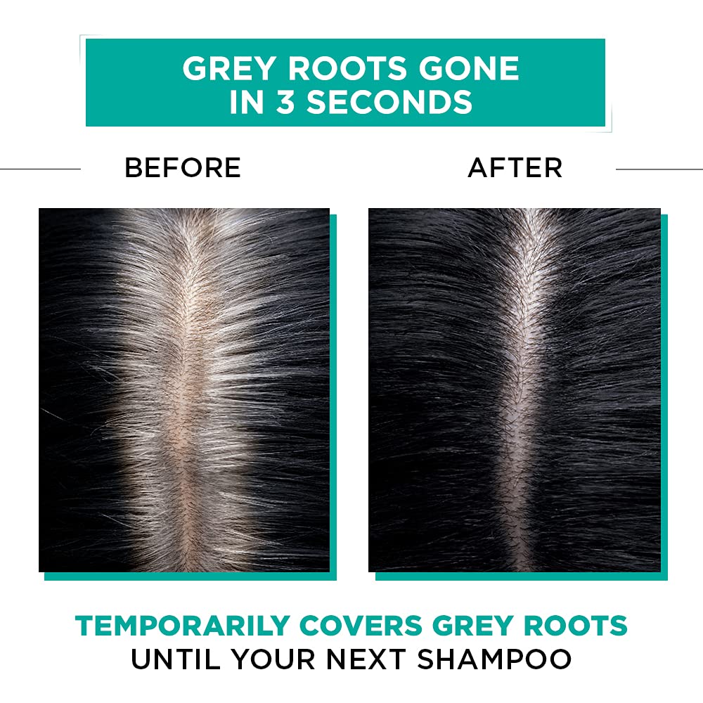 L'Oréal Paris Semi-Permanent Hair Colour, Plum/Burgundy 316 & L'Oréal Paris Instant Root Concealer Spray, 1 Black