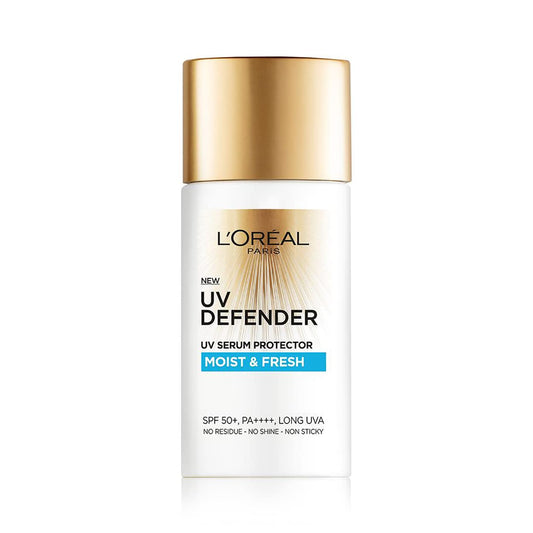 L’Oréal Paris Sunscreen, Moist & Fresh, UV Defender Serum Protector, 50 ml