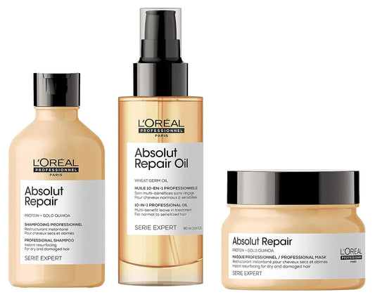 L'Oréal Professionnel Absolut Repair Shampoo, Serie Expert, 300ml