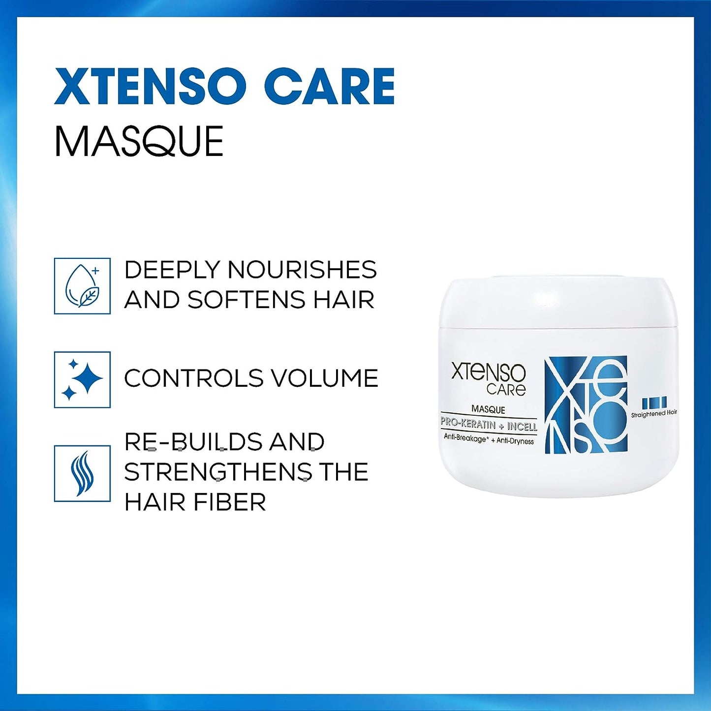 L'Oréal Professionnel Xtenso Care Shampoo + Mask  (250ml + 196gm )