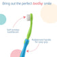 LuvLap 4 Stage Baby Oral Care Set for infant,Infant Gum Massager, 2 Toddler brushes, One Training toothbrush