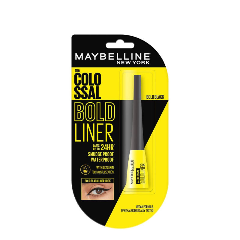 Maybelline New York Colossal Bold Eyeliner - Black (3ml)