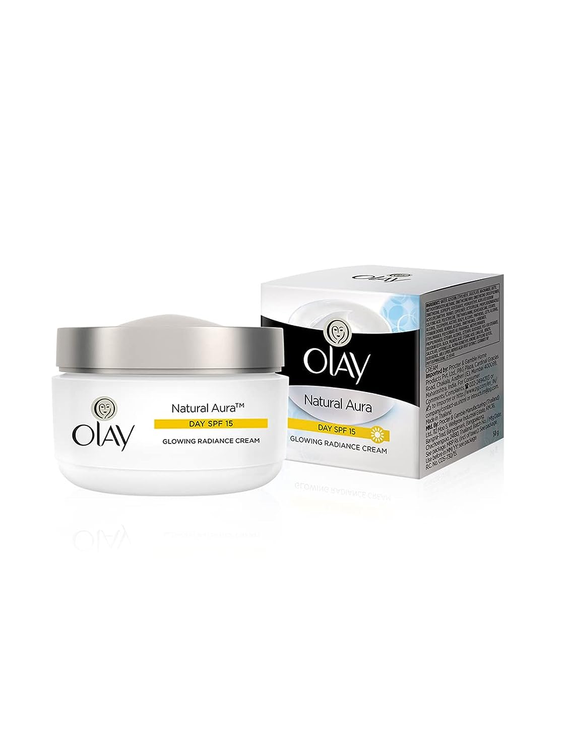 Olay Day Cream Natural Aura Glowing Radiance Cream SPF 15, 50g