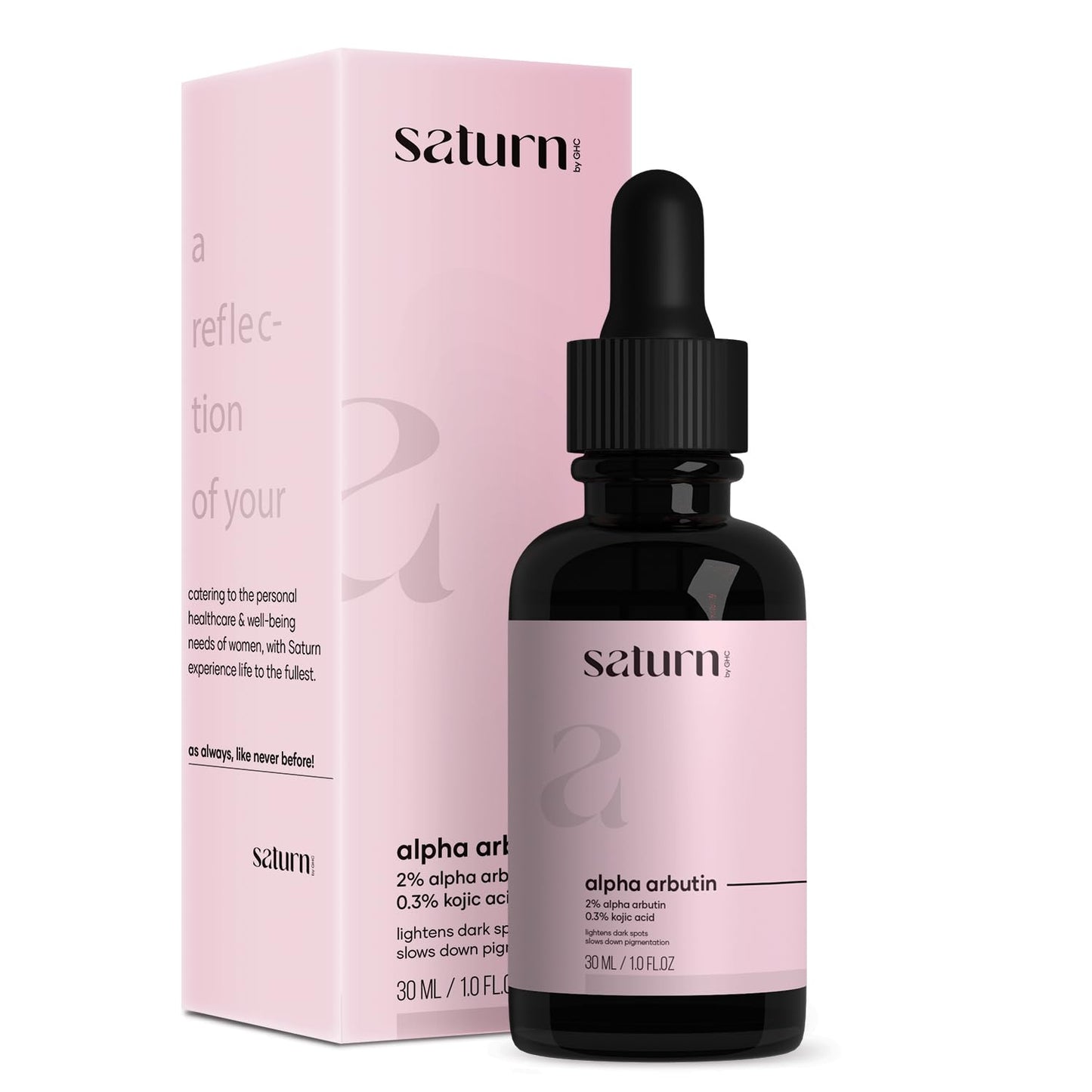 Saturn Alpha Arbutin Serum, Pigmentation & Dark Spots Removal, 30 ml