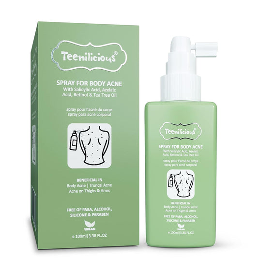 Teenilicious Body Acne Treatment Spray with 2% ww Salicylic Acid, 100ml