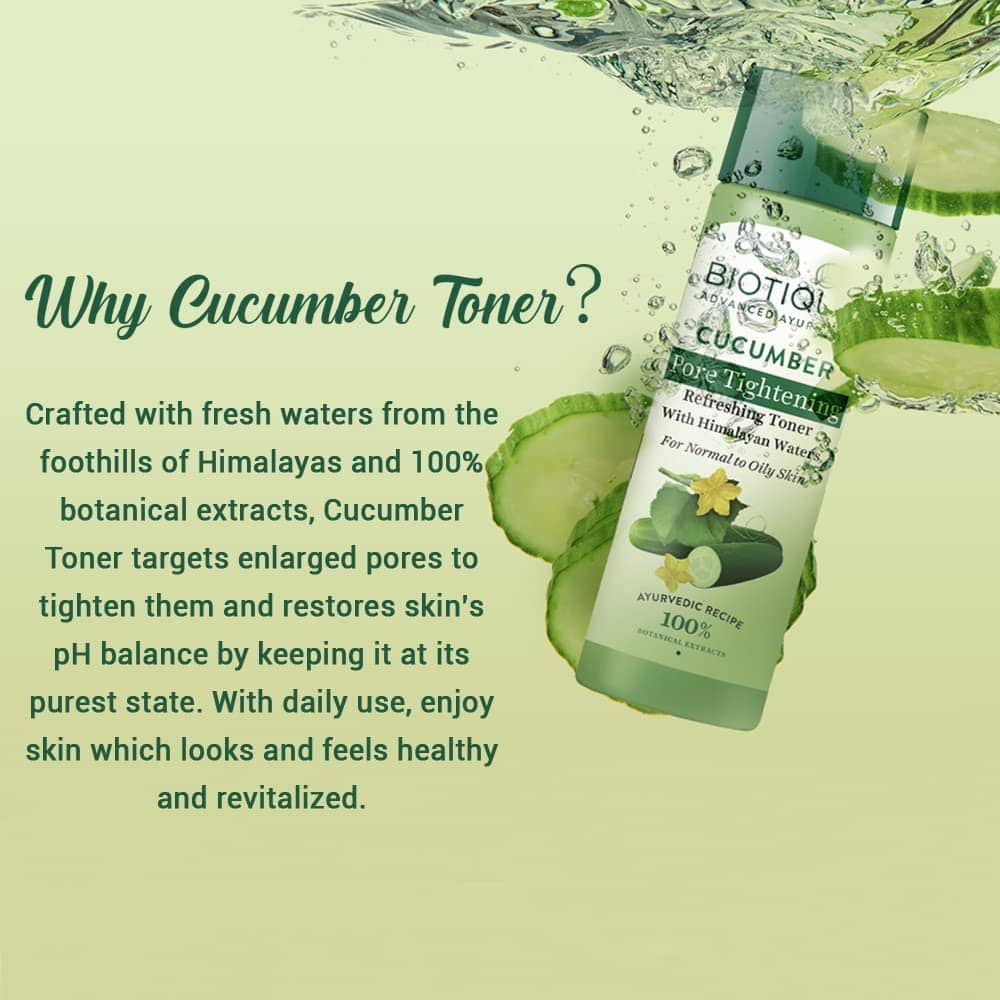 Biotique Cucumber Toner with Himalayan Waters