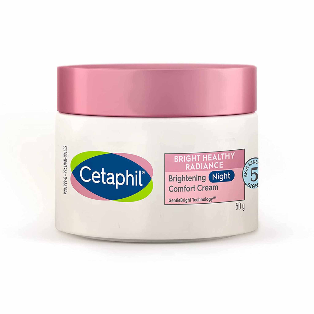 CETAPHIL Bright Healthy Radiance Brightening Night Comfort Cream instantly hydrates and illuminates dry, sensitive skin