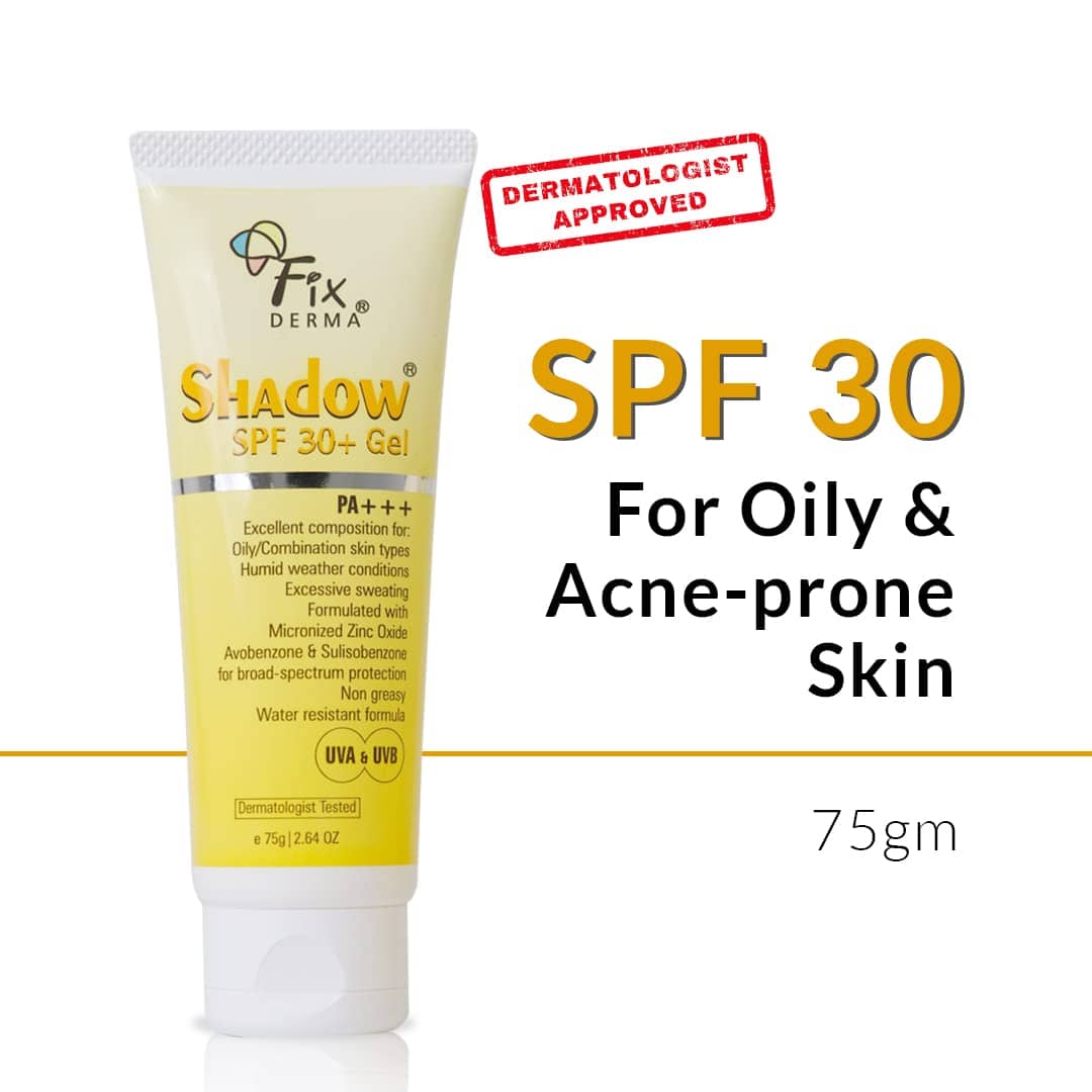 Fixderma Shadow Sunscreen SPF 30+ Gel For Oily Skin