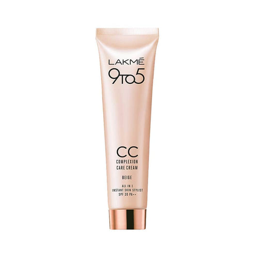 Lakme 9 to 5 Complexion Care Face CC Cream acts as your everyday mini skin stylist and lets you get that perfect look of makeup + skincare for any occasion