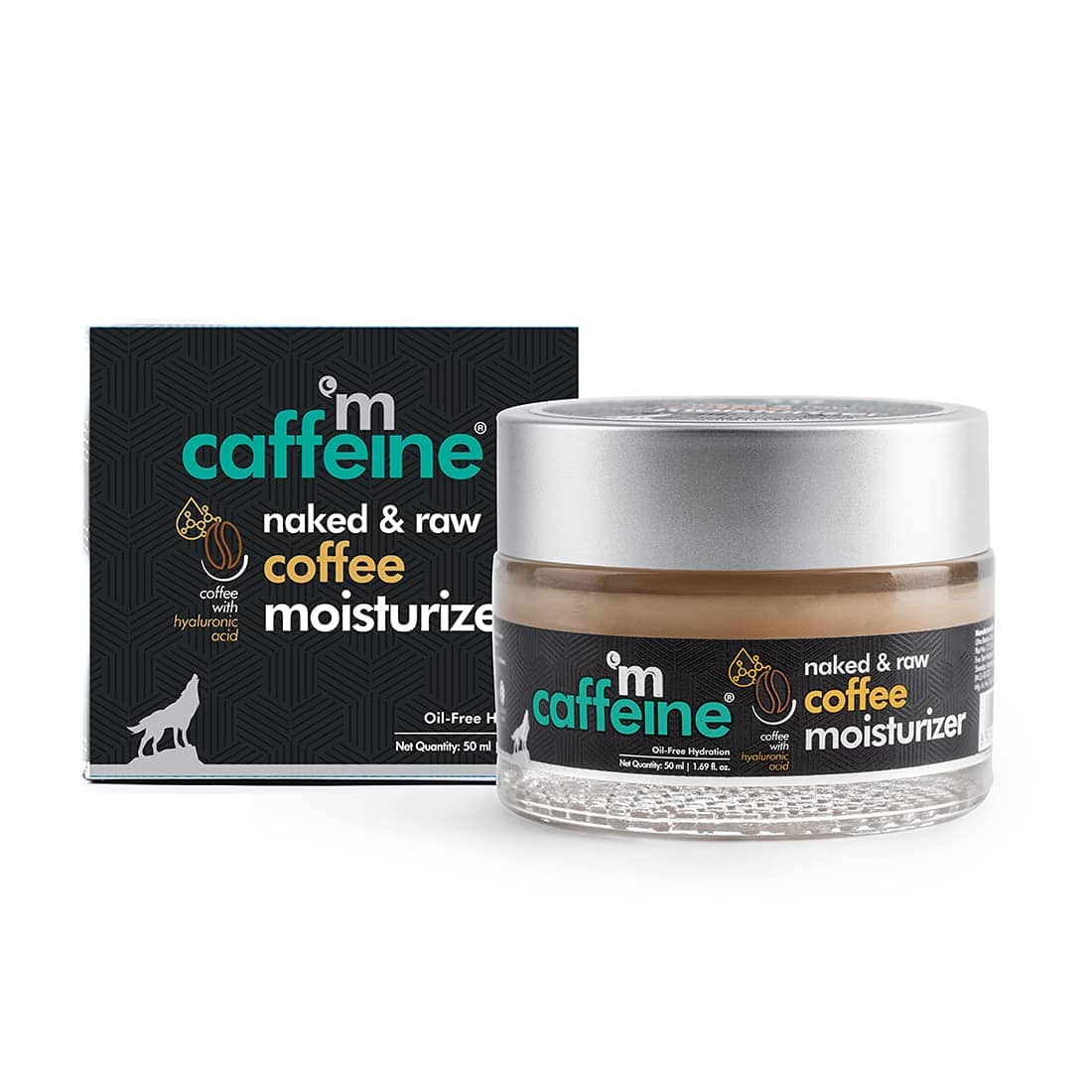 MCaffeine Coffee Oil-Free Face Moisturizer with Hyaluronic Acid - Pro-Vitamin B5 - 50ml