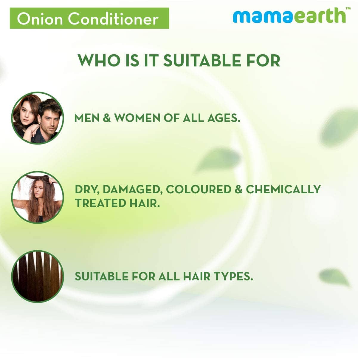 Mamaearth Onion Conditioner for Hair Fall Control with Coconut Oil