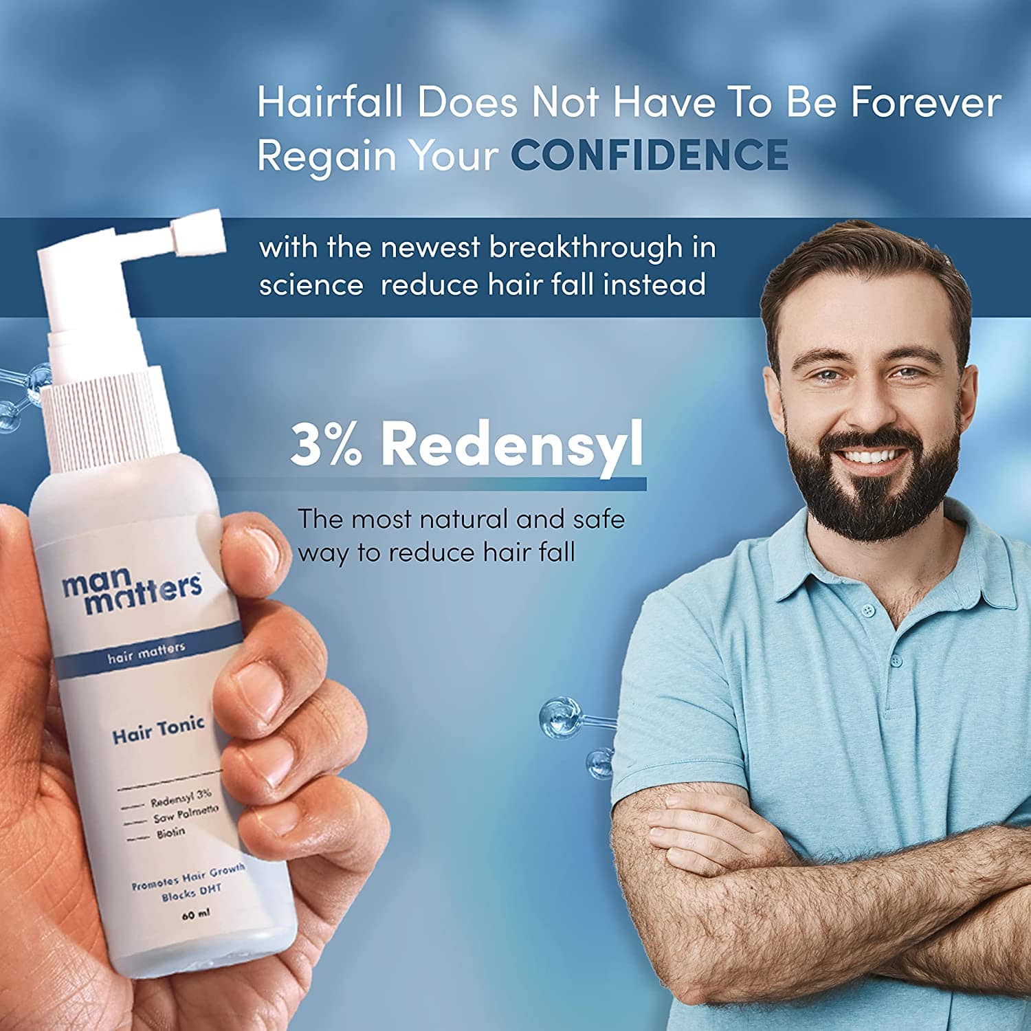 Man Matters Hair Serum Redensyl Reduce Hair Fall