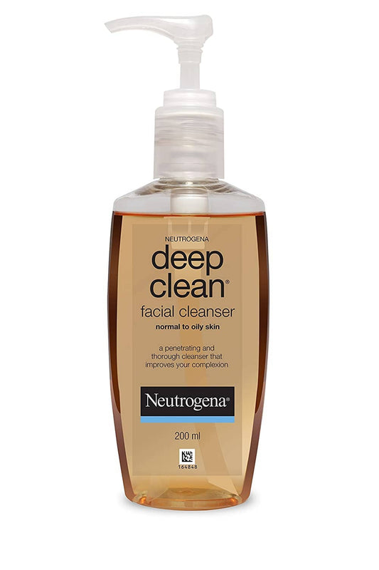 Neutrogena Deep Clean Facial Cleanser For Normal To Oily Skin 200ml