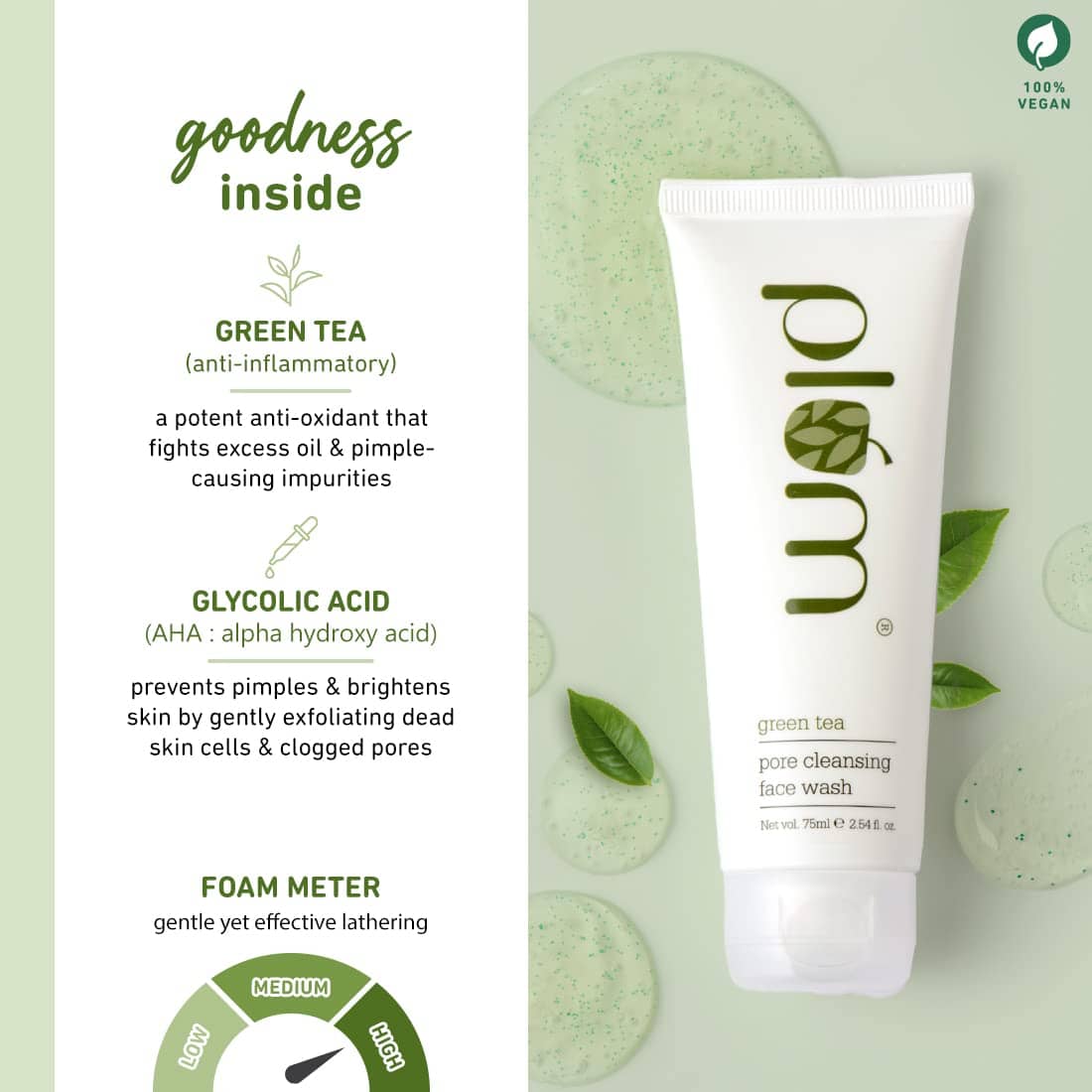 Plum Green Tea Pore Cleansing Face Wash Oily Skin